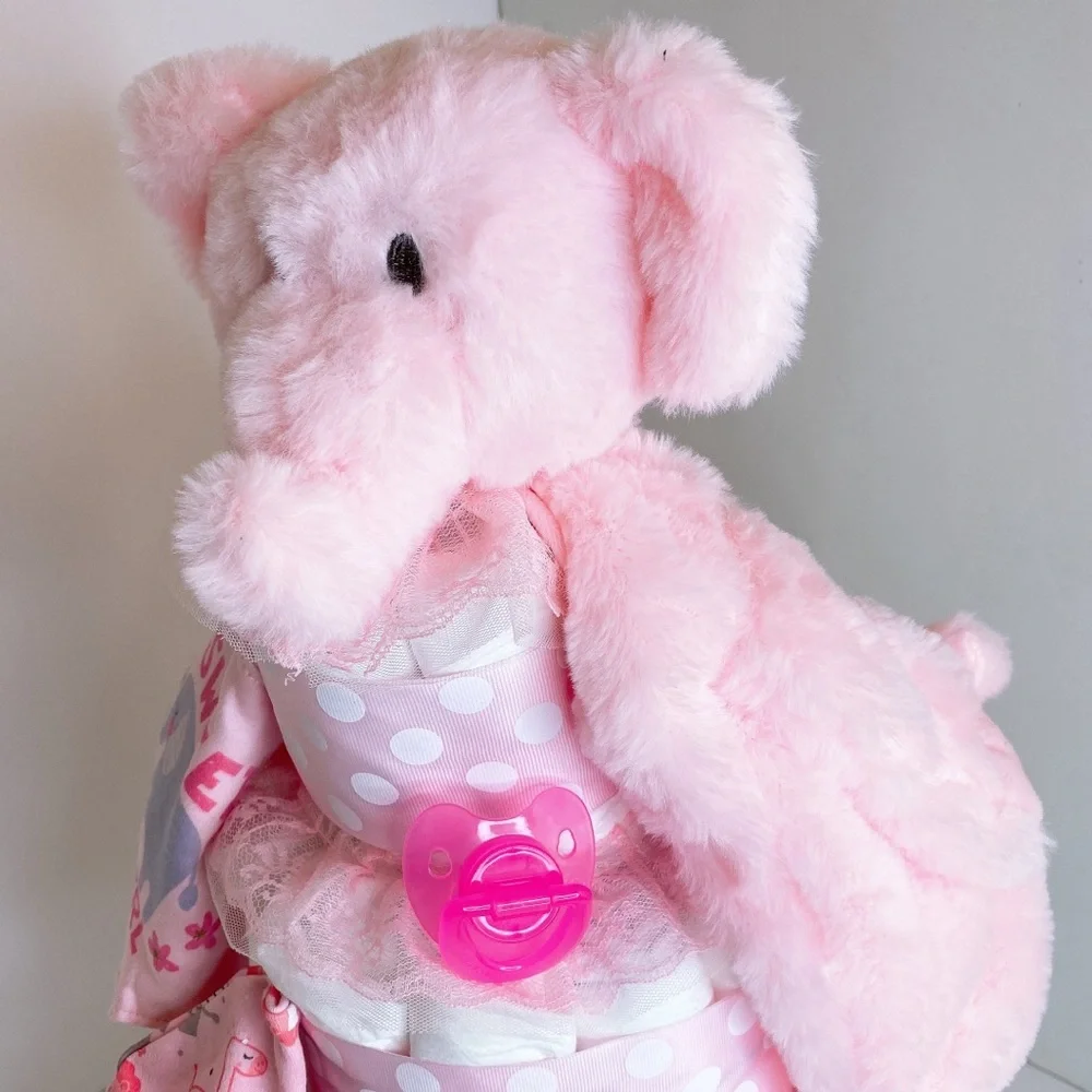 Elephant Diaper Cake